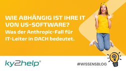 Blog-Beitrags-Bild zum Thema KI-Souveränität im ITSM: Lehren aus dem Anthropic-Fall
